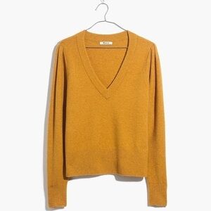 Madewell Westgate V-Neck Sweater in Coziest Yarn Size XS